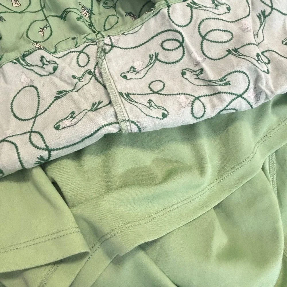 Her Universe Star Wars Grogu‎ Tiered Midi Skirt Light Green Women's Size 1 - Picture 8 of 8